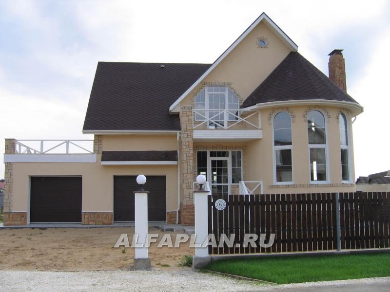 Строительство дома по проекту 25C - фото №1