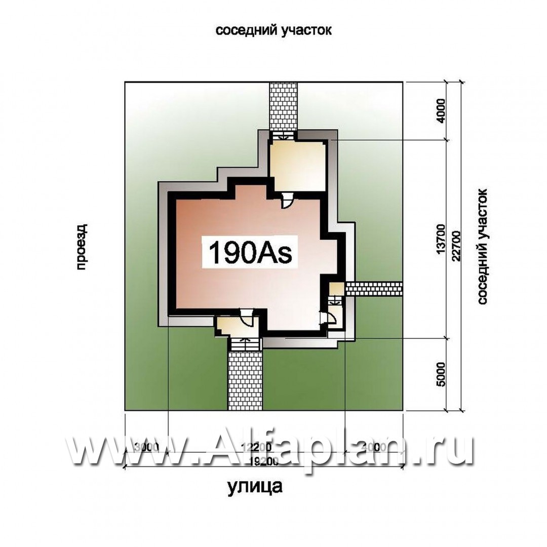 Проекты домов Альфаплан - «Verum»- компактный коттедж с удобным планом - дополнительное изображение №1